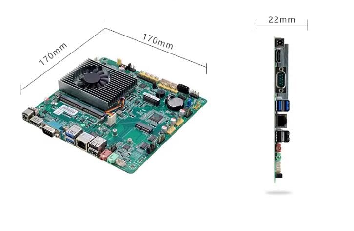 Amazon | N100 Mini-ITX マザーボード Intel CPU IPC SBC 埋め込み超薄